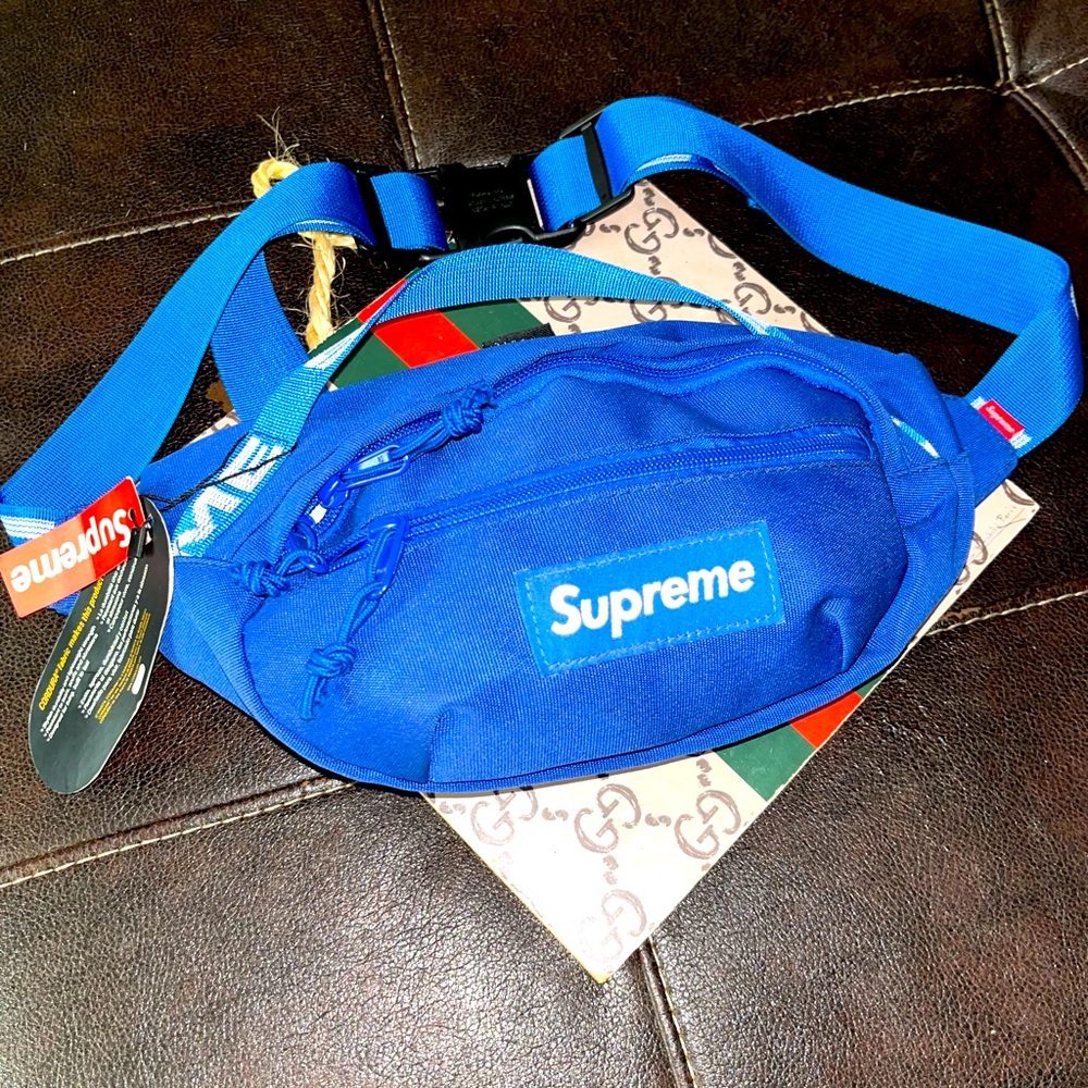 Royal Blue unisex Fanny Pack/ Waistbag/CCW zippered pockets.